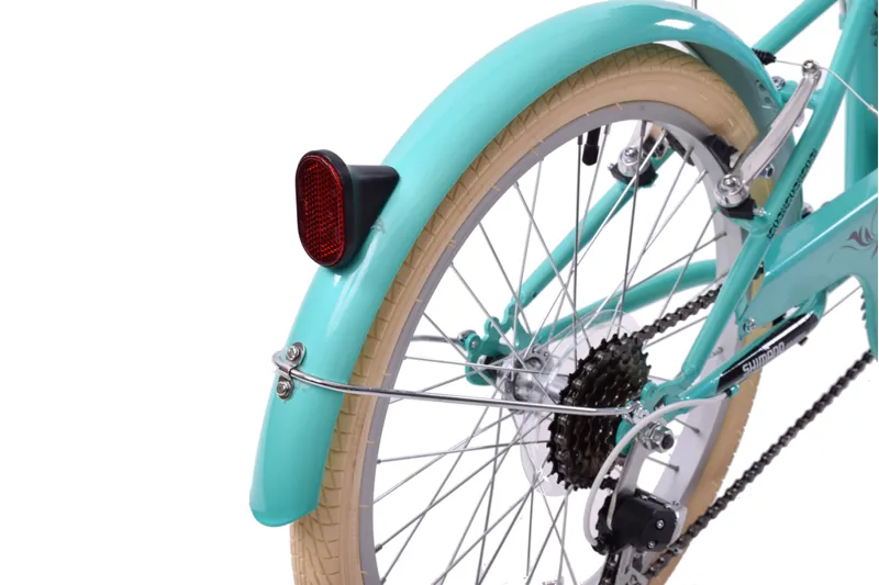 Ammaco Tiffany 20 Inch Wheel Heritage Kids Bike Green-3